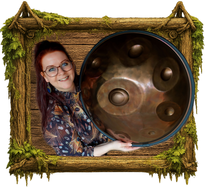 Marjolijn met handpan